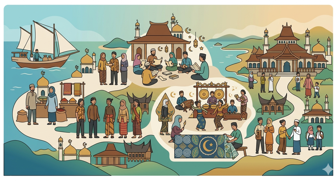 Jejak Islam di Nusantara: Bagaimana Akulturasi Budaya Mempercepat Penyebaran Islam